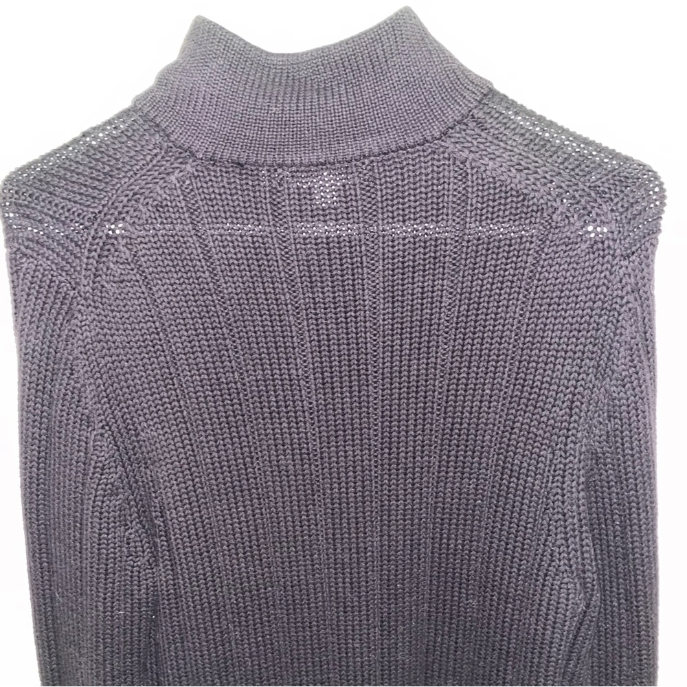 Calvin Klein | Black Rib Knit Long Sleeve Sweater - Picture 12 of 15